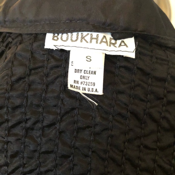 Boukhara Vintage 80’s Black Sequins Open Front Jacket Small Christmas New Years - Picture 5 of 6